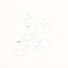 Image de Pendentif Martelé 3 Étoiles Argenté 925 - 2 pcs