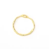 Image de Pendentif Rond Texturé Doré à l'or fin 24K - 2 pcs