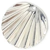 Image de Pendentif Rond Ondulé Argenté 925 - 2 pcs