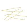 Image de Clou Tête Plate 40 mm Doré à l'or fin 24K - 20 pcs