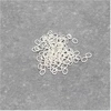 Image de Anneau Ouvert Ovale 3 x 2,4 mm Argenté 925 - 100 pcs