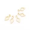 Image de Pendentif Losange Doré - 4 pcs