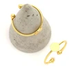 Image de Bague Ajustable avec Plateau 6 mm Plaqué Or 16K