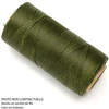 Image de Fil ciré Linhasita pour Micro Macramé 0,5 mm x 10 m Olive