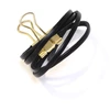 Image de Lanière Cuir Plat 3 mm Noir 50 cm