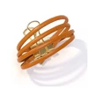 Image de Lanière Cuir Plat 3 mm Camel 50 cm