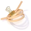 Image de Lanière Cuir Plat 5 mm Nude Naturel 50 cm