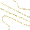 Image de Chaîne à Maillons rectangles 0,5 m Doré à l'or fin 24K