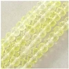 Image de Perles de Bohème sur Fil - Facettées 6 x 8 mm Jaune Clair