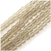 Image de Perles de Bohème sur Fil - Ovales 6 x 4 mm Fumé Transparent