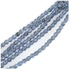 Image de Perles de Bohème sur Fil - Rondes Facettées 4 mm Bleu Foncé