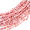 Image de Perles de Bohème sur Fil - Olive Facettée 5 mm Vieux Rose