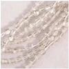 Image de Perles de Bohème sur Fil - Olive Facettée 5 mm Taupe Clair Transparent