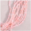 Image de Perles de Bohème sur Fil - Rondes 3 mm Rose Clair