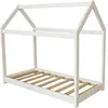 Image de Lit Cabane pour enfant "Camilla" - 140 x 70 cm - Blanc