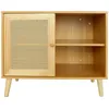 Image de Buffet en bois "Iguane" - 80 x 40 x 66 cm - Marron