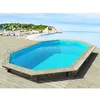 Image de Piscine bois " Brazilia 145 " 5.86 x 3.86 x 1.44 m