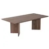 Image de Table basse en bois "Sabin" - 60 x 119 x 40 cm - Noyer