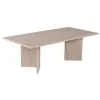 Image de Table basse en bois "Sabin" - 60 x 119 x 40 cm - Travertin