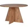 Image de Table Ã  manger en bois "Virella" - 120 x 120 x 75 cm - Pin atlantique