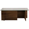 Image de Table basse en bois "Vetrino" - 105 x 65 x 40 cm - Noyer