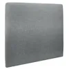 Image de Tete de lit TapissÃ©e Tissu Noir - Ep 10 cm rembourrÃ©