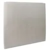 Image de Tete de lit TapissÃ©e Velours Gris clair - Ep 10 cm rembourrÃ©