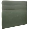 Image de Tete de lit Lignes Tissu Vert - Ep 10 cm rembourrÃ©