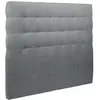 Image de Tete de lit CapitonnÃ©e Tissu Jaune - Ep 10 cm rembourrÃ©