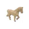 Image de Support à décorer en papier mâché - Cheval - 13.5 x 11 cm