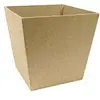 Image de Support à décorer en papier mâché - Pot à pinceaux - 9.5 x 7.3 cm