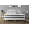 Image de PACK matelas 160x200 + double sommier 80x200 Memo Plus Memoire de forme 3 zones + 2 oreillers + couette