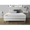 Image de Matelas + sommier 160x200 Memo Luxe Ressorts ensaches + memoire de forme 5 zones de confort MAXI epaisseur