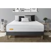 Image de Matelas + sommier gris 140x200 Memo Bio Mousse a memoire de forme 5 zones de confort Maxi epaisseur Dehoussable