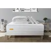Image de PACK Matelas + sommier 140x200 Memo Bio Mousse a memoire de forme 5 zones de confort Maxi epaisseur + Couette + 2 oreillers