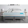 Image de Pack BODYZONE+ 160x200 Ressorts ensaches, visco 5 zones Ultra epaisseur + Couette + 2 oreillers