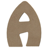 Image de Lettre A en bois médium 15 cm