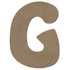 Image de Lettre G en bois médium 15 cm