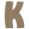 Image de Lettre K en bois médium 15 cm