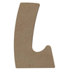 Image de Lettre L en bois médium 15 cm