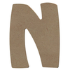 Image de Lettre N en bois médium 15 cm