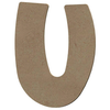 Image de Lettre U en bois médium 15 cm