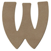 Image de Lettre W en bois médium 15 cm
