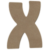 Image de Lettre X en bois médium 15 cm