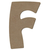 Image de Lettre F en bois médium 8 cm