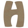 Image de Lettre H en bois médium 8 cm