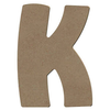 Image de Lettre K en bois médium 8 cm