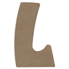 Image de Lettre L en bois médium 8 cm