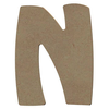 Image de Lettre N en bois médium 8 cm