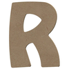 Image de Lettre R en bois médium 8 cm